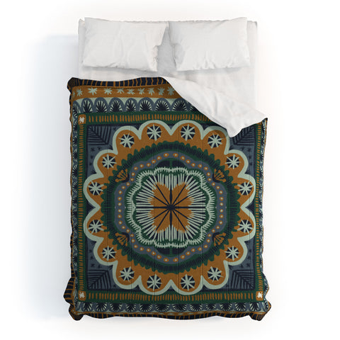 Alisa Galitsyna Winter Symmetric Pattern Comforter