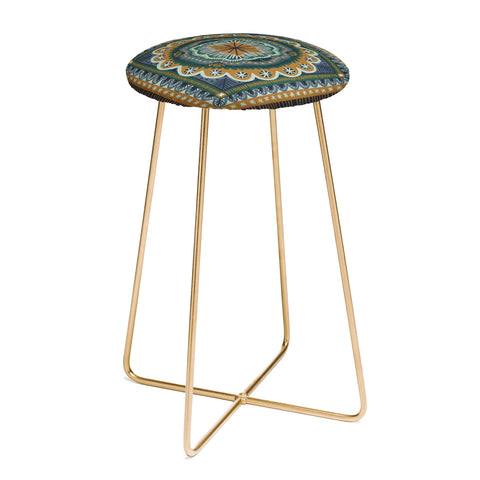 Alisa Galitsyna Winter Symmetric Pattern Counter Stool