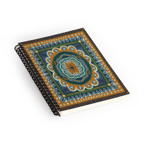 Alisa Galitsyna Winter Symmetric Pattern Spiral Notebook