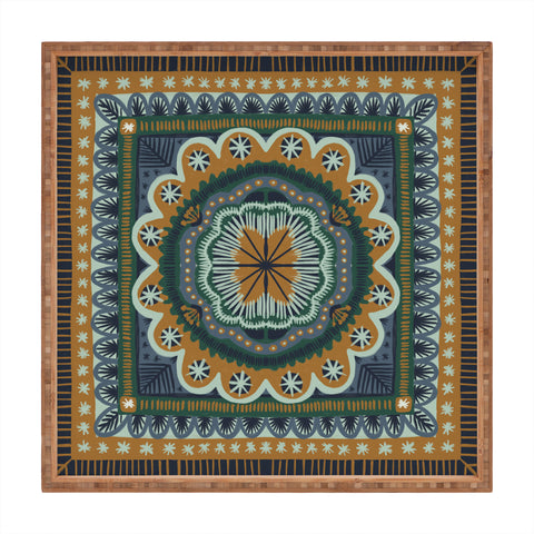 Alisa Galitsyna Winter Symmetric Pattern Square Tray