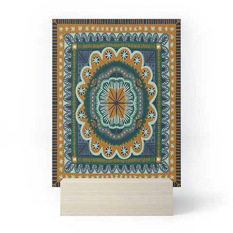 Alisa Galitsyna Winter Symmetric Pattern Mini Art Print