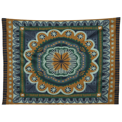 Alisa Galitsyna Winter Symmetric Pattern Tapestry
