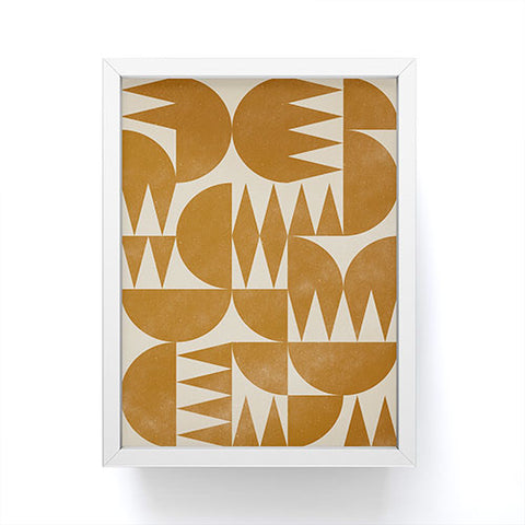 Alisa Galitsyna Woodblock Pattern Framed Mini Art Print