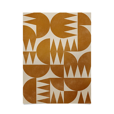 Alisa Galitsyna Woodblock Pattern Poster