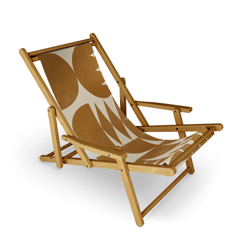 Alisa Galitsyna Woodblock Pattern Sling Chair