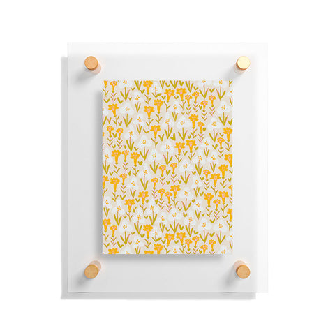 Alisa Galitsyna Yellow Garden Floating Acrylic Print