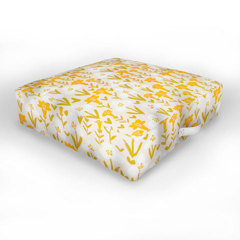 Alisa Galitsyna Yellow Garden Outdoor Floor Cushion