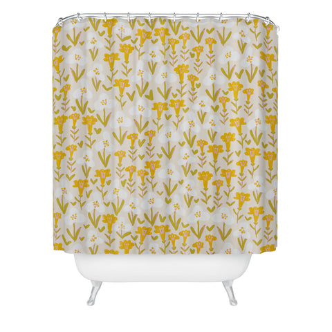 Alisa Galitsyna Yellow Garden Shower Curtain