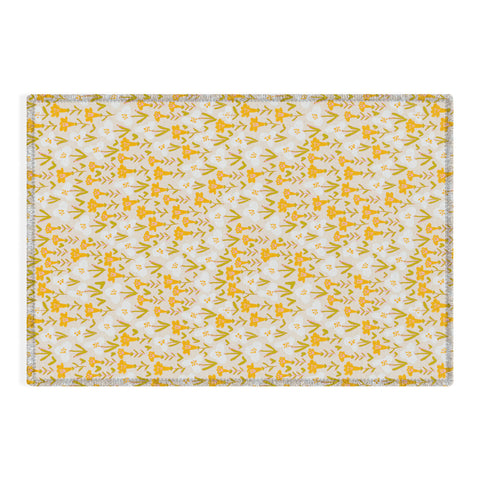 Alisa Galitsyna Yellow Garden Outdoor Rug