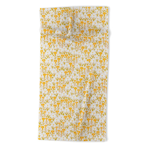 Alisa Galitsyna Yellow Garden Beach Towel