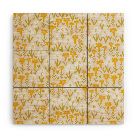 Alisa Galitsyna Yellow Garden Wood Wall Mural