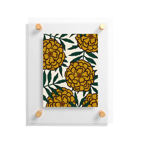 Alisa Galitsyna Yellow Marigolds Floating Acrylic Print