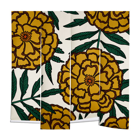 Alisa Galitsyna Yellow Marigolds Wall Mural