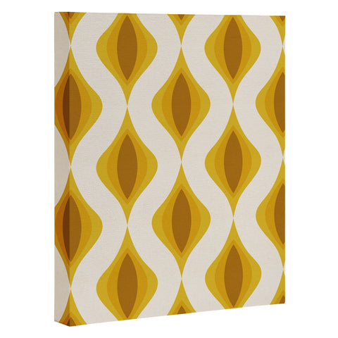 Alisa Galitsyna Yellow Ornaments Art Canvas