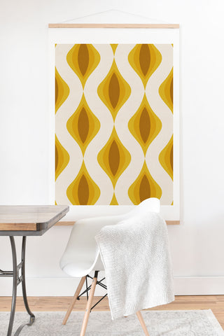 Alisa Galitsyna Yellow Ornaments Art Print And Hanger