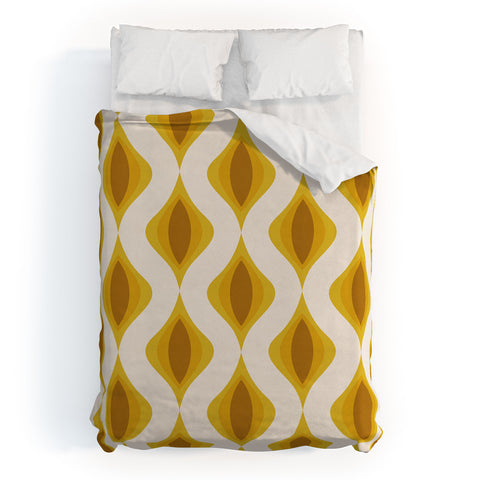 Alisa Galitsyna Yellow Ornaments Duvet Cover