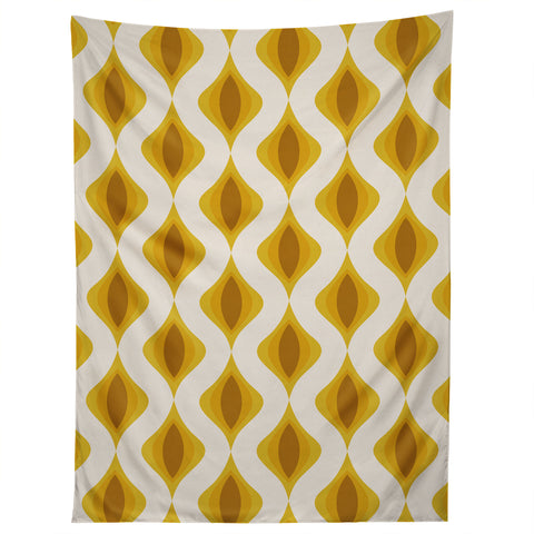 Alisa Galitsyna Yellow Ornaments Tapestry