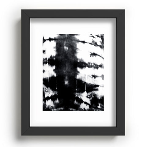 alison janssen black and white shibori Recessed Framing Rectangle