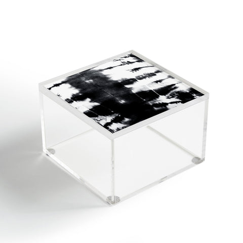 alison janssen black and white shibori Acrylic Box