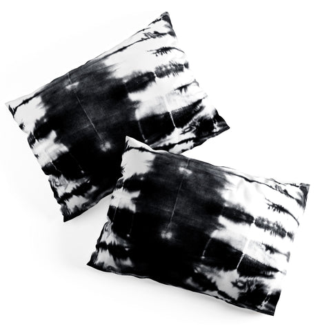 alison janssen black and white shibori Pillow Shams