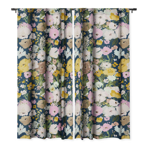 alison janssen Flower Stand blue Blackout Non Repeat