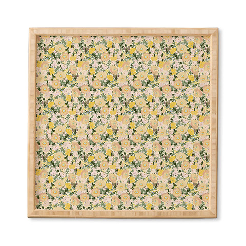 alison janssen Golden Poppies Framed Wall Art