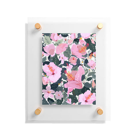 alison janssen Hi Hibiscus Floating Acrylic Print