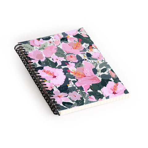 alison janssen Hi Hibiscus Spiral Notebook