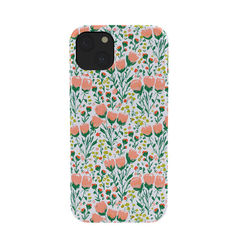 alison janssen Mini Coral Tulips Phone Case