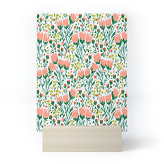 alison janssen Mini Coral Tulips Mini Art Print