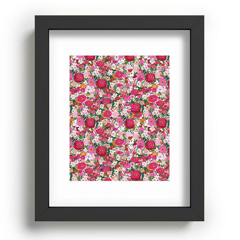 alison janssen Never too many flowers Recessed Framing Rectangle