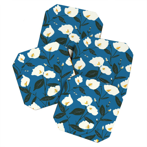 alison janssen Peace Lilies Coaster Set