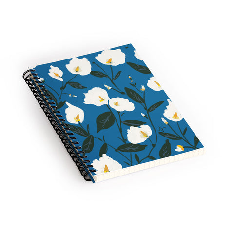 alison janssen Peace Lilies Spiral Notebook