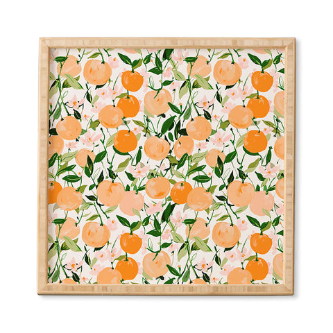 alison janssen Spring Clementines Framed Wall Art