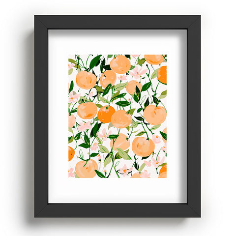 alison janssen Spring Clementines Recessed Framing Rectangle