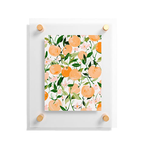 alison janssen Spring Clementines Floating Acrylic Print