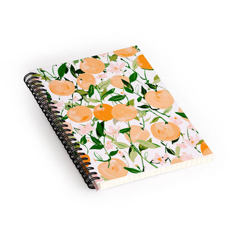 alison janssen Spring Clementines Spiral Notebook