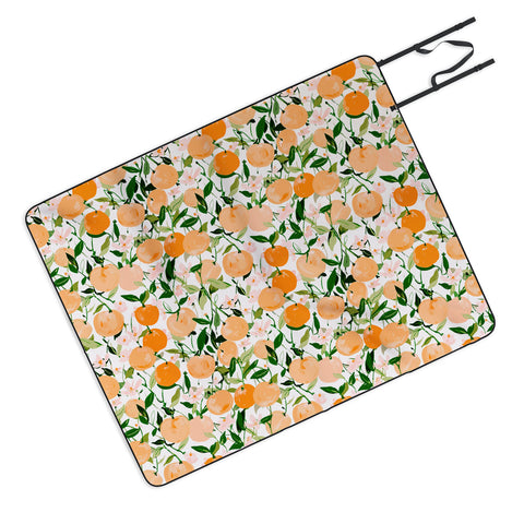 alison janssen Spring Clementines Picnic Blanket