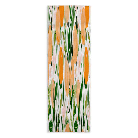 alison janssen Spring Clementines Yoga Towel