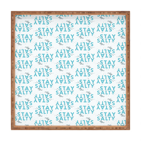 alison janssen Stay Salty Square Tray