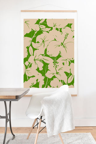 alison janssen Tropical Silhouette Art Print And Hanger