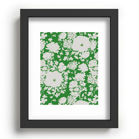 alison janssen White Beauty on Green Recessed Framing Rectangle