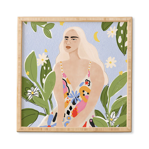 Alja Horvat Abstract dress Framed Wall Art