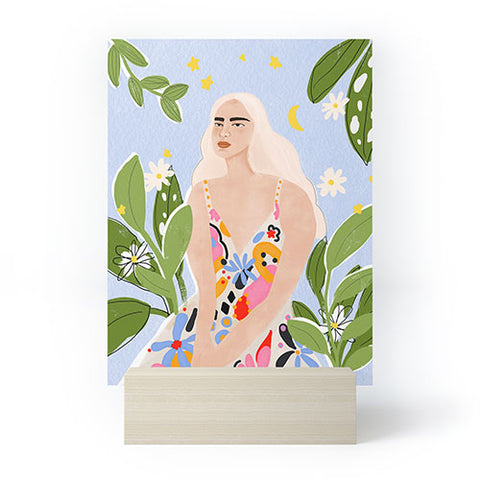 Alja Horvat Abstract dress Mini Art Print