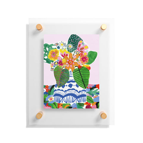 Alja Horvat Abstract Flower Bouquet Floating Acrylic Print