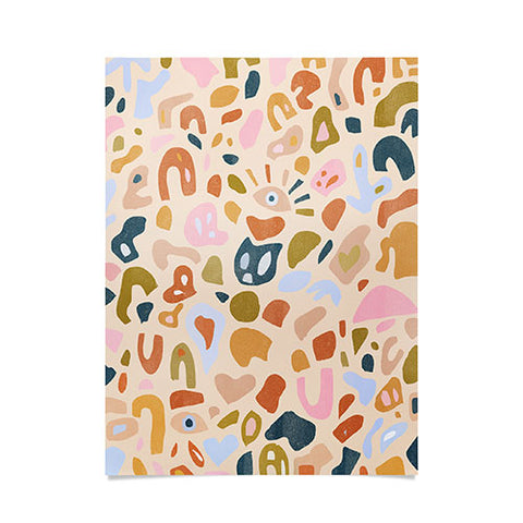 Alja Horvat Abstract Paper Cuts Poster