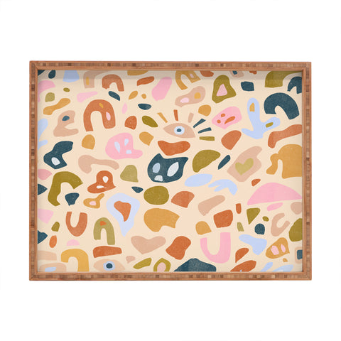 Alja Horvat Abstract Paper Cuts Rectangular Tray