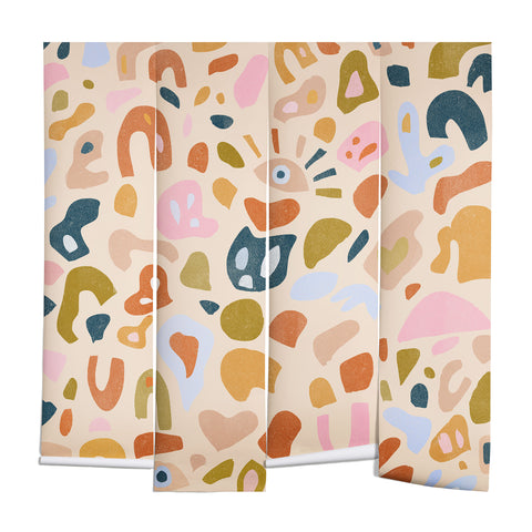 Alja Horvat Abstract Paper Cuts Wall Mural