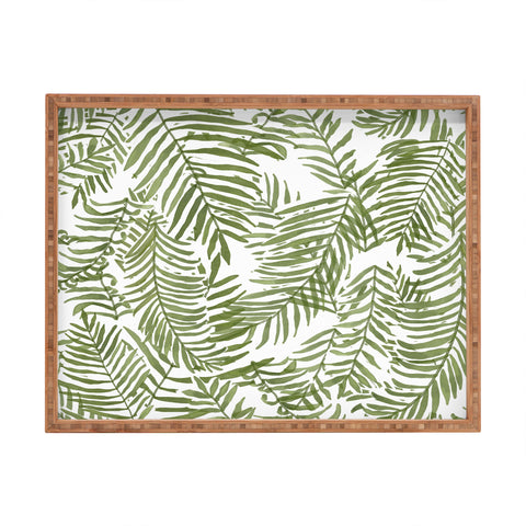 Alja Horvat Areca Palm Pattern Rectangular Tray