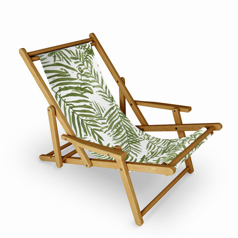 Alja Horvat Areca Palm Pattern Sling Chair